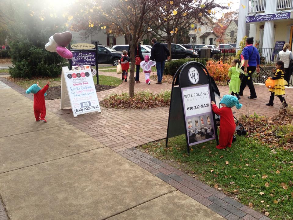 Downtown Trick or Treating - Sara Holing